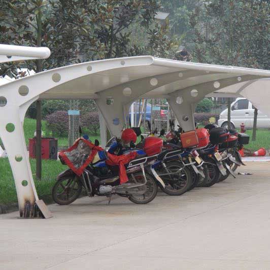 四川膜结构车棚工程案例